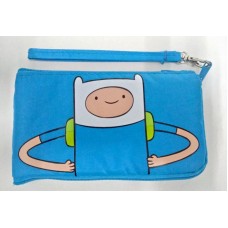 Adventure Time Finn Mertens purse/coin/phone bag/pouch-blue