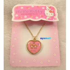 Sanrio Korea Hello Kitty necklace/pendant+chain-heart