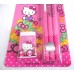 Sanrio Koean Hello kitty pencil+pencil sharpener+eraser set
