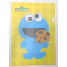 Sesame Street Cookie Monster A4 clean file/folder-yellow