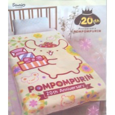 Sanrio Pom Pom Purin/pudding dog 20th anniversary blanket-yellow