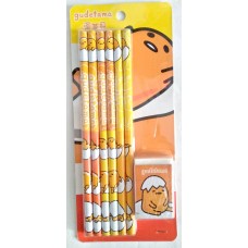 Sanrio Gudetama pencil+eraser set