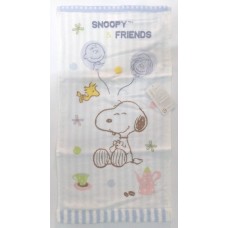 Snoopy/Peanuts 26*52cm kid towel-blue