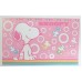 Snoopy/Peanuts thin fleece blanket for car-pink
