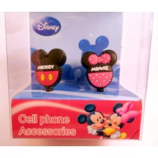 Disney Mickey/Minne Mouse phone dust plug-A
