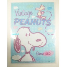 Snoopy/Peanuts A4 clean file/folder-blue