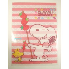 Snoopy/Peanuts A4 clean file/folder-red