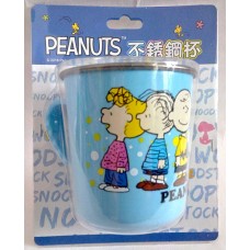 Snoopy/Peanuts stainless steel cup/mug-blue