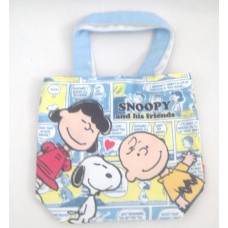 Snoopy/Peanuts tableware/hand bag/tote-light blue