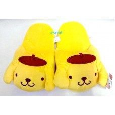 Sanrio Pom Pom Purin/pudding dog push indoor slippers-yellow