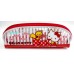 Sanrio Hello Kitty makeup/pencil bag/pouch-transparent/red