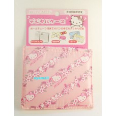 Sanrio Japan Hello Kitty card holder w/chain-pink