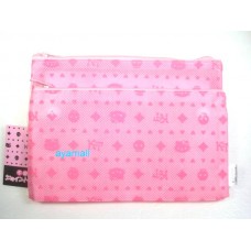 Sanrio Japan Hello Kitty combined makeup bag-pink