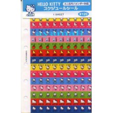 Sanrio Japan Hello Kitty stickers for 6-hole organizer
