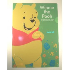 Disney Japan Winnie the pooh A4 clean file/folder-Q
