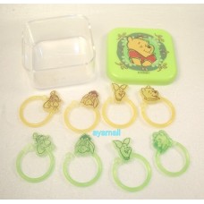 Disney Japan Winnie the pooh pick up collection/ring w/case