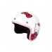 Sanrio Hello kitty open face motorbike helmet-bow/pink