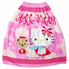 Sanrio Hello Kitty kid's sanp bath/shower towel/skirt-bear