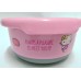 Sanrio Hello kitty 420ml non-slip bowl/lunch box/case-dark pink
