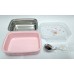 Sanrio Hello kitty 360ml lunch box/case w/spoon-square