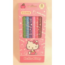 Sanrio Hello kitty 8 colors pencil set for kids