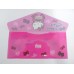 Sanrio Hello Kitty document bag/pouch w/pocket-dark pink