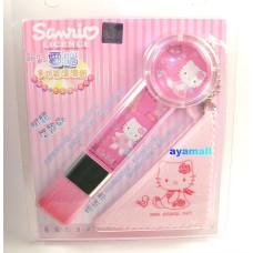 Sanrio Hello Kitty pc cleaner brush w/cloth-France