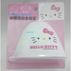 Sanrio Hello Kitty heat-proof/heat insulation finger glove/mitt-white
