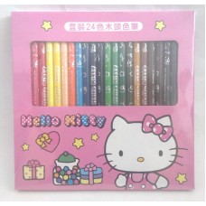  Sanrio Hello kitty 24-color wooden pencil set