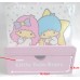 Sanrio kiki&lala/Little Twin Stars wooden storage case/pen holder w/drawer