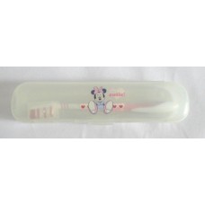 Disney Minne mouse traveling case w/toothbrush