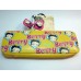 Betty Boop makeup/brush bag w/mirror-yellow/long