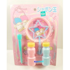 Sanrio Japan Little twin stars/kiki & lala bubble toy set~for collecting