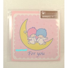 Sanrio Little twin stars/kiki & lala mini card/3pcs-pink
