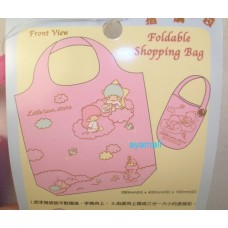 Sanrio Little Twin Stars/kiki lala foldable shopping bag